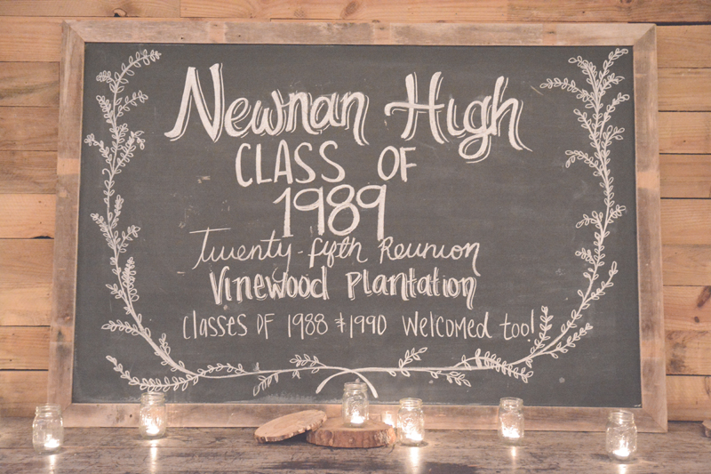 newnan vinewood plantation event photography - newnan high school 25 year reunion - robotbooth_559