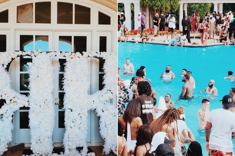 the biggest pool party - atlanta photo booth rental - robot booth 2